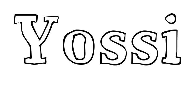 Disegno di Yossi - Disegno da Colorare da stampare