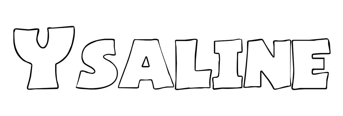 Kleurplaat Kleurplaten Ysaline om te printen
