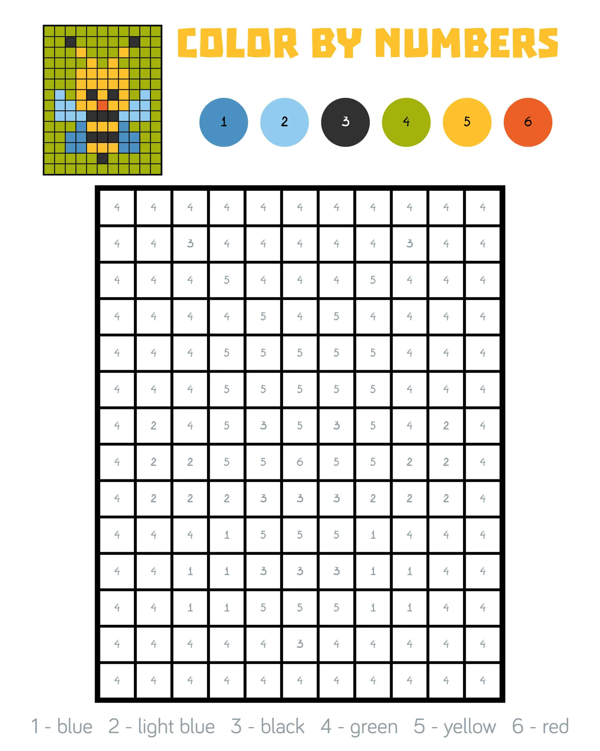 Coloriage Abeille Pixel - Magique cp à imprimer