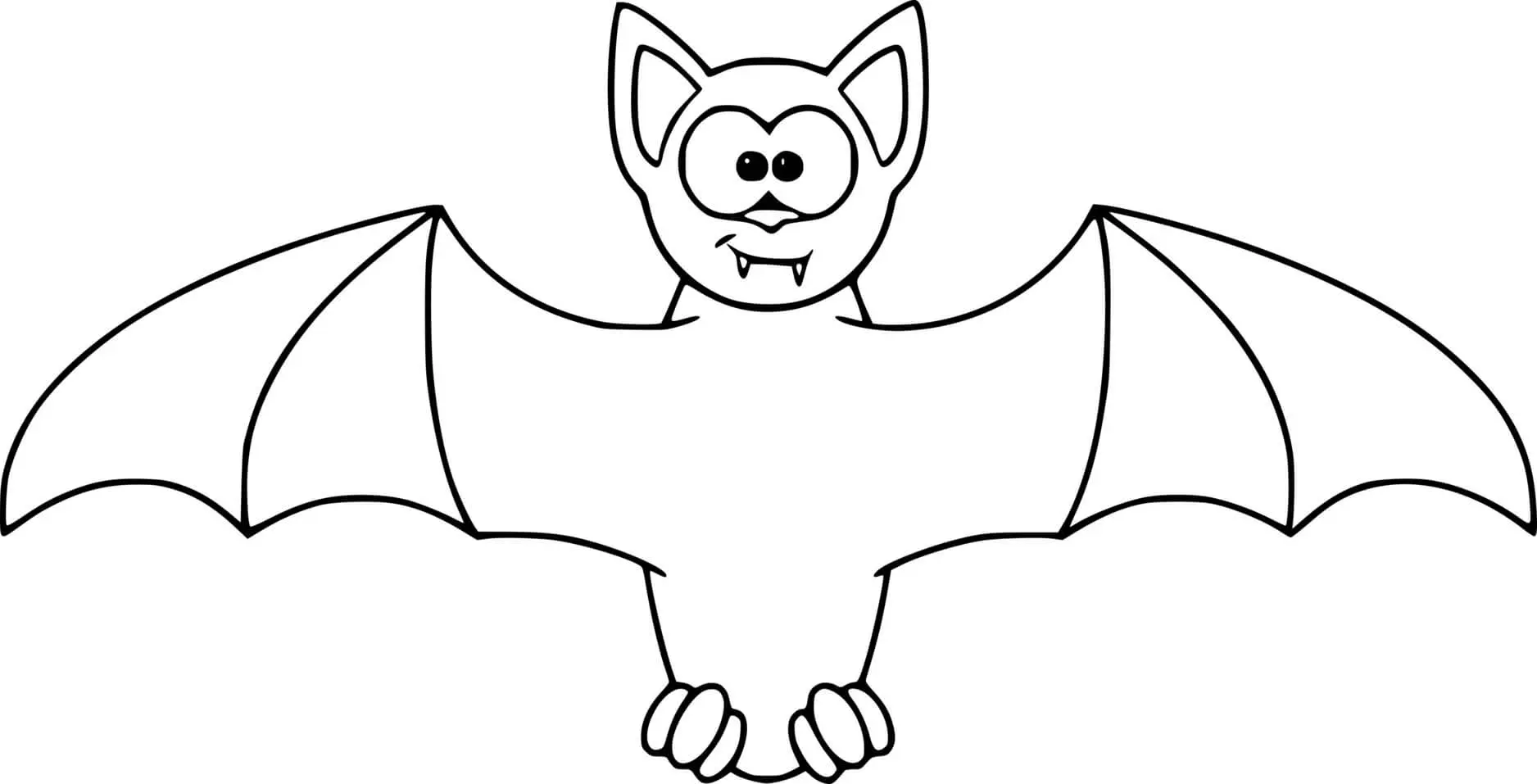 Coloriage Adorable Chauve Souris Dans Les Airs - Halloween chauve souris à imprimer
