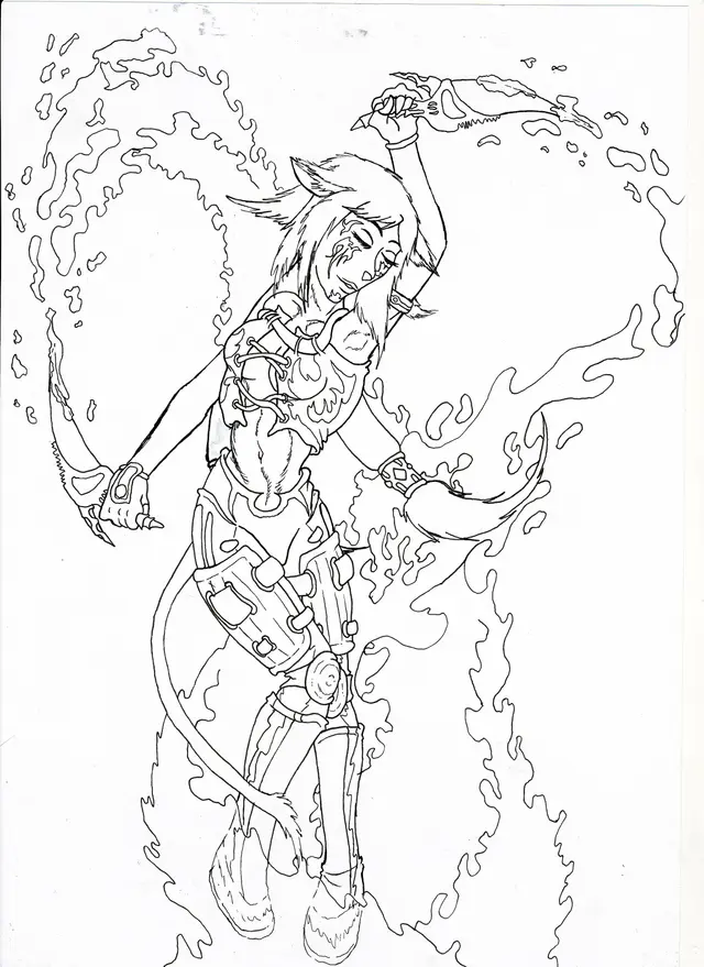 Coloriage Zentangle fleuri avec fleurs stylisées - Adulte à imprimer