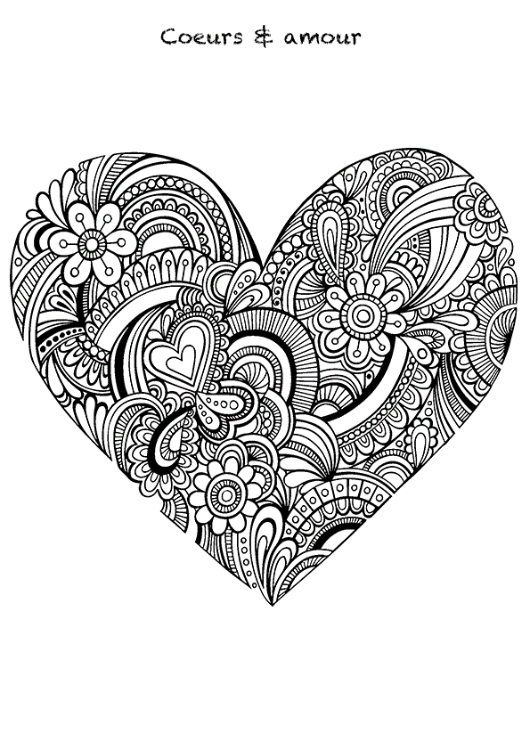 Coloriage Motifs abstraits asymétriques et complexes - Adulte à imprimer