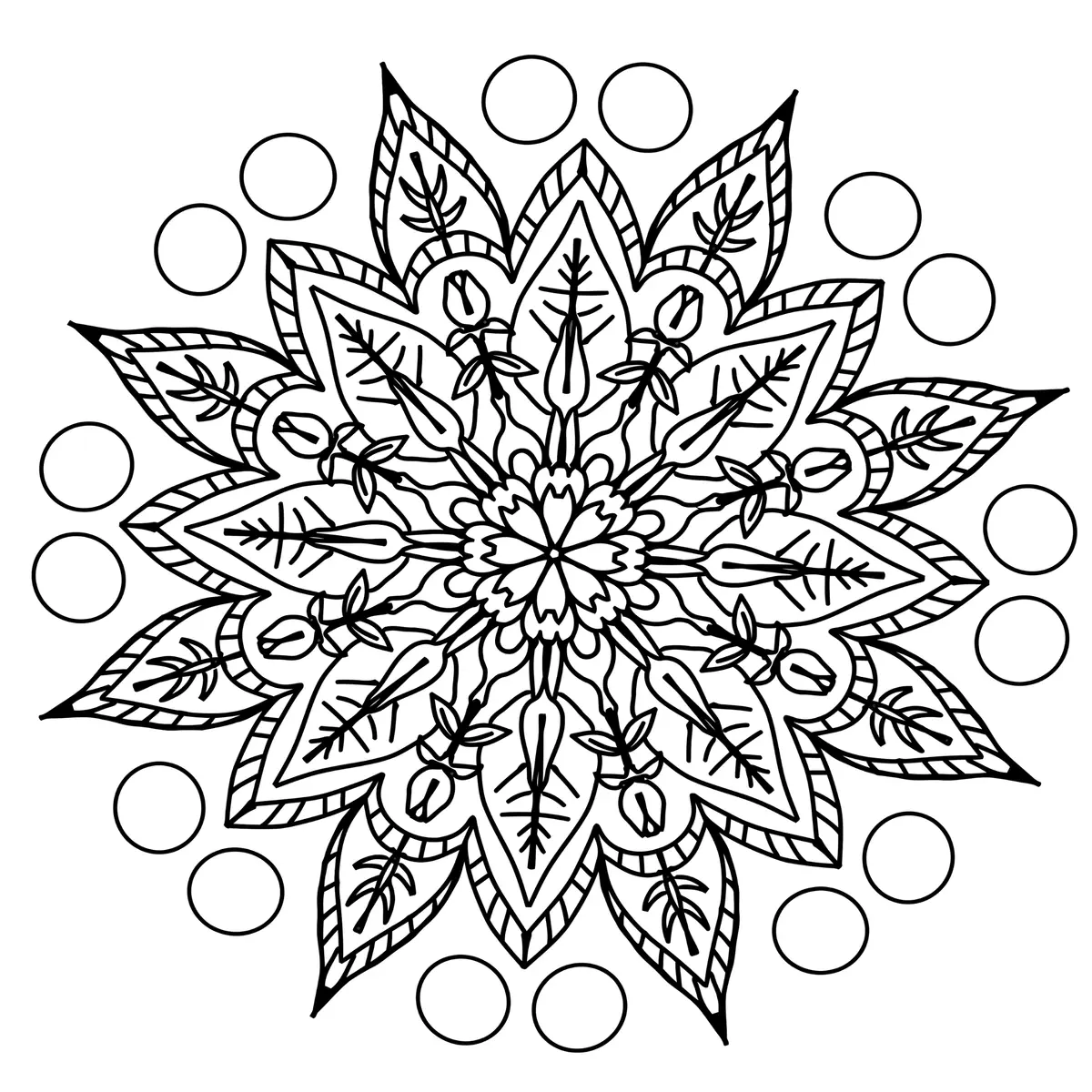 Coloriage Adulte Zentangle - Adulte à imprimer