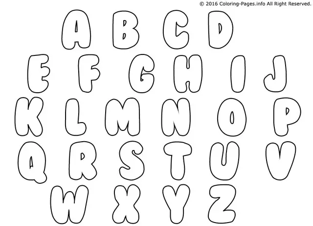 Coloriage Alphabet Maternelles - Alphabet à imprimer