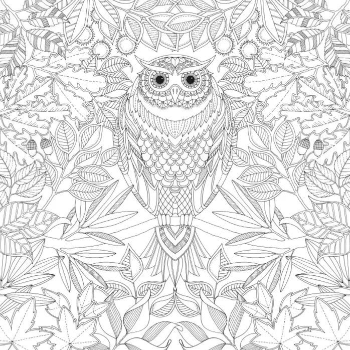 Coloriage Mandala relaxant aux motifs géométriques apaisants - Adulte à imprimer