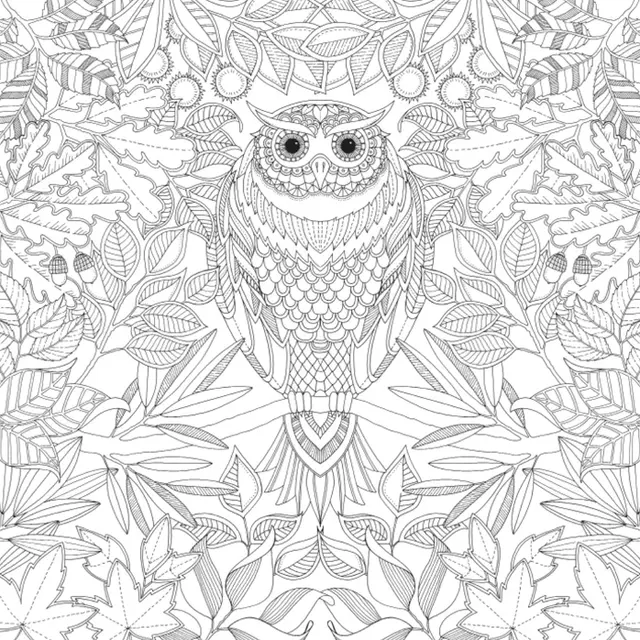 Coloriage Mandala relaxant aux motifs géométriques apaisants - Adulte à imprimer