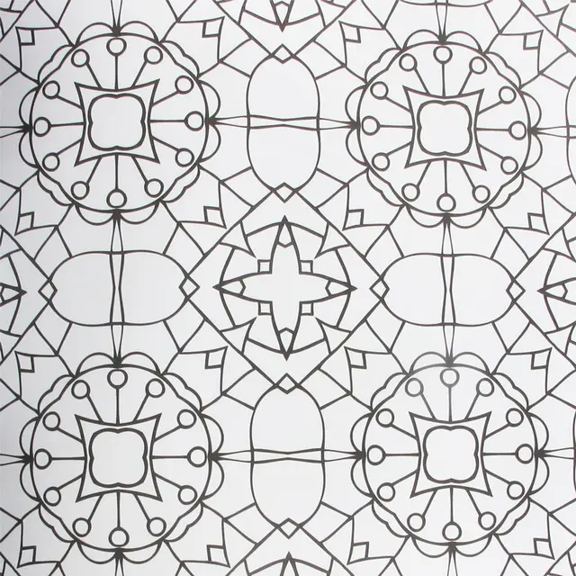 Coloriage Motifs floraux entrelacés pour détente adulte - Adulte à imprimer