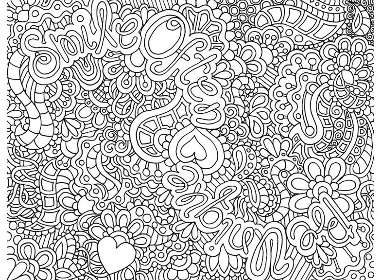 Coloriage Mandala zen aux motifs géométriques apaisants - Adulte à imprimer