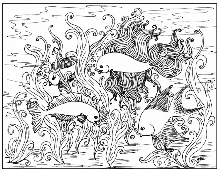 Coloriage Mandala relaxant pour adulte - Adulte à imprimer