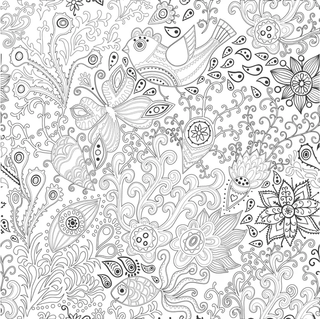 Coloriage Antistress Animaux - Anti stress à imprimer