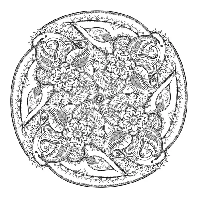 Coloriage Antistress Mandala - Anti stress à imprimer