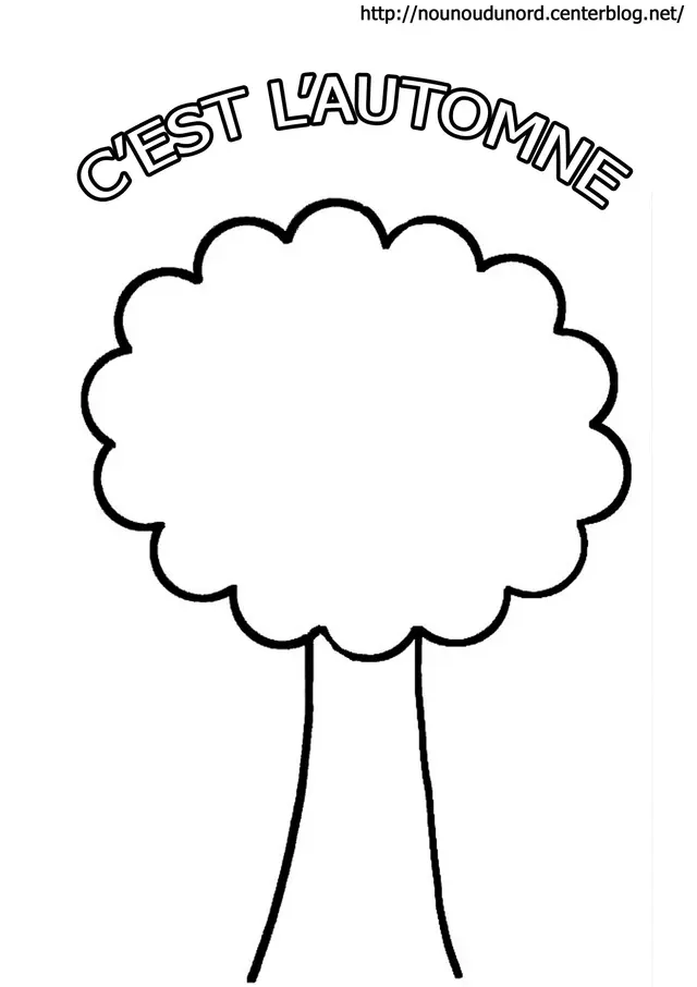Coloriage Chêne majestueux aux branches généreuses - Arbre à imprimer