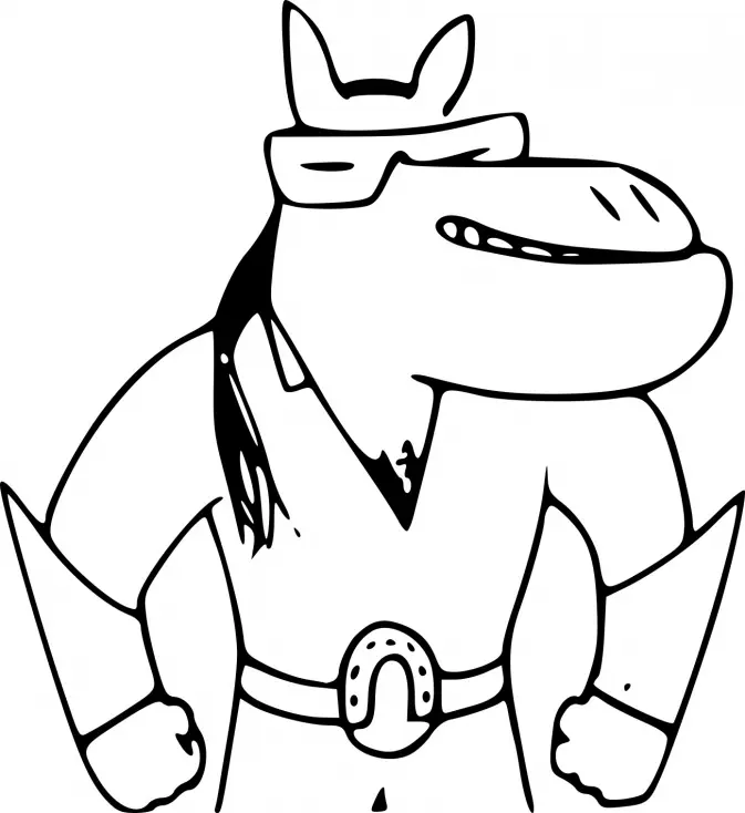 Ausmalbild Ariol und sein Freund, der Ritter zum Ausdrucken