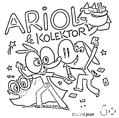 Kleurplaat Ariol De Kolektor kleurplaten om te printen