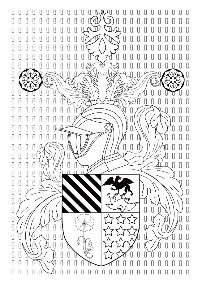 Detailed Ornamental Anti-Stress Fresco coloring page to print