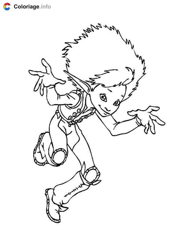 Ausmalbild Arthur und die Minimoys 003 zum Ausdrucken