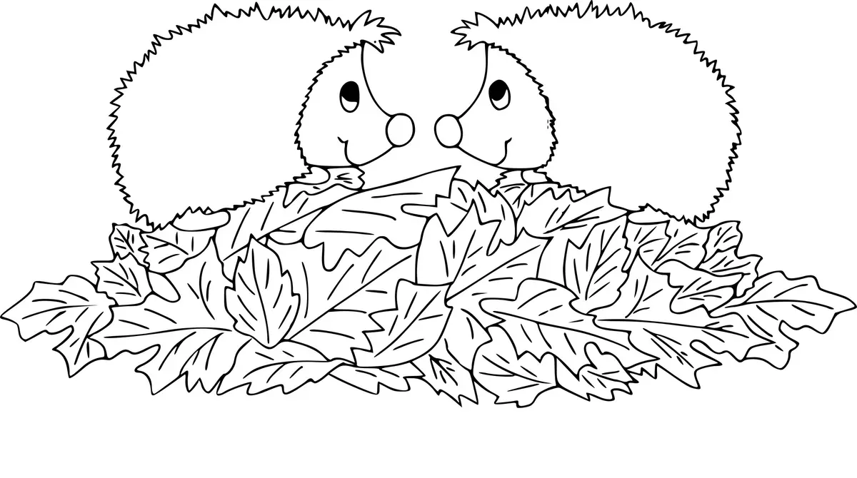 Ausmalbild Herbst Igel Ausmalbilder zum Ausdrucken