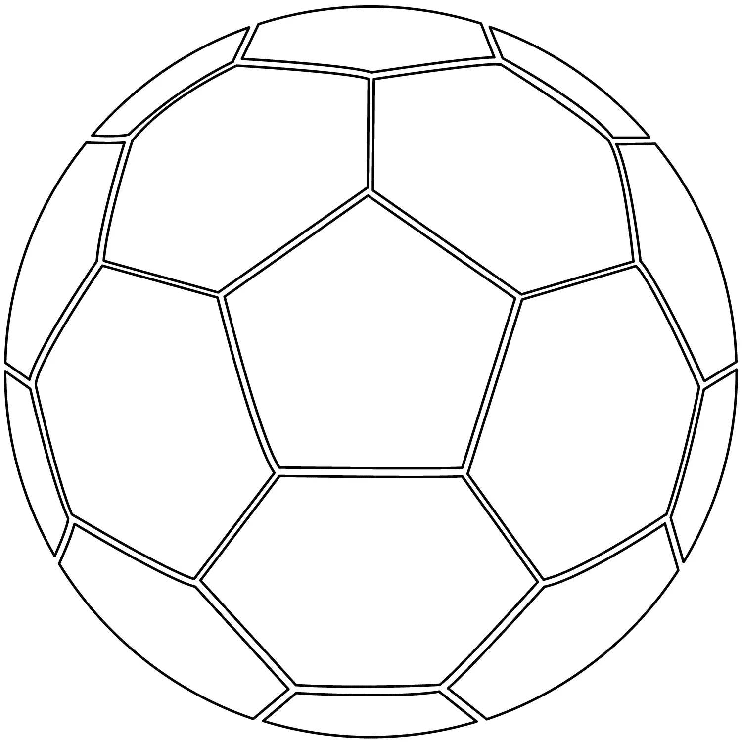 Coloriage Ballon De Foot Soccer - Garçon à imprimer