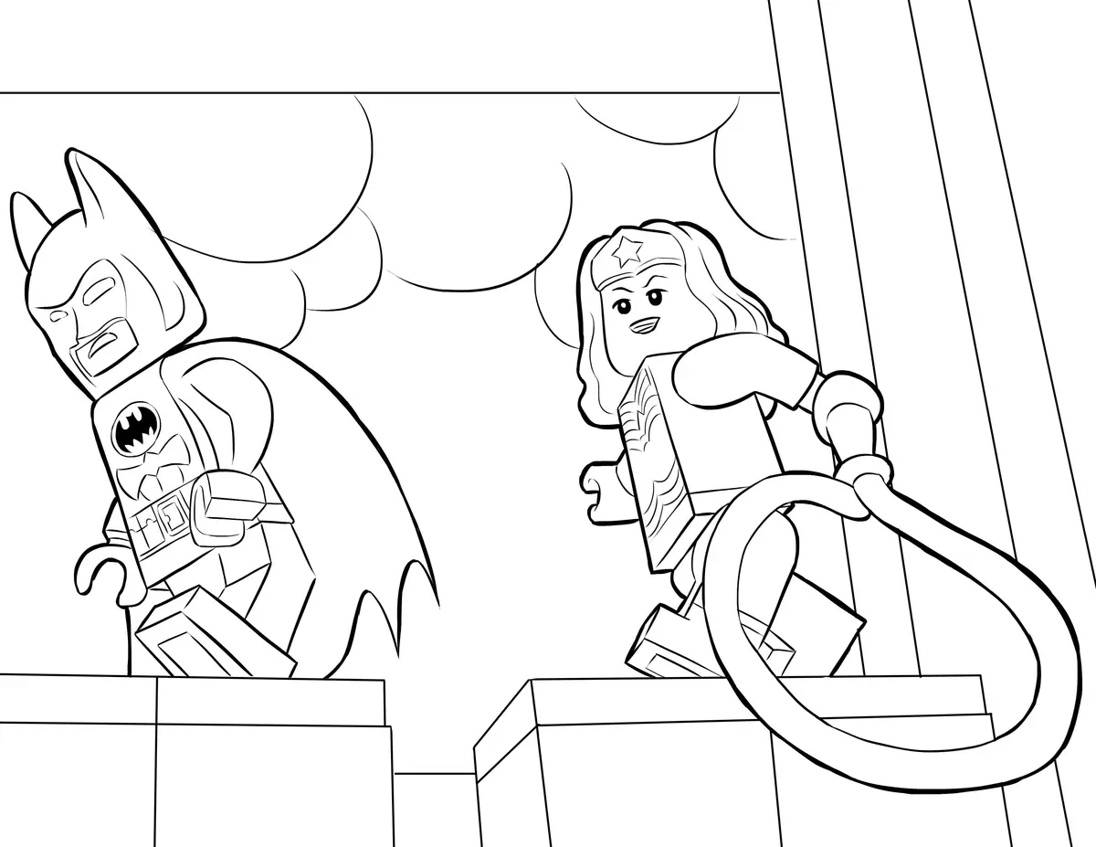 Lego Batman Movie coloring page to print
