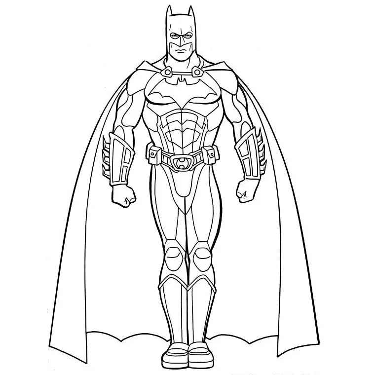 Coloriage Batman - Garçon à imprimer