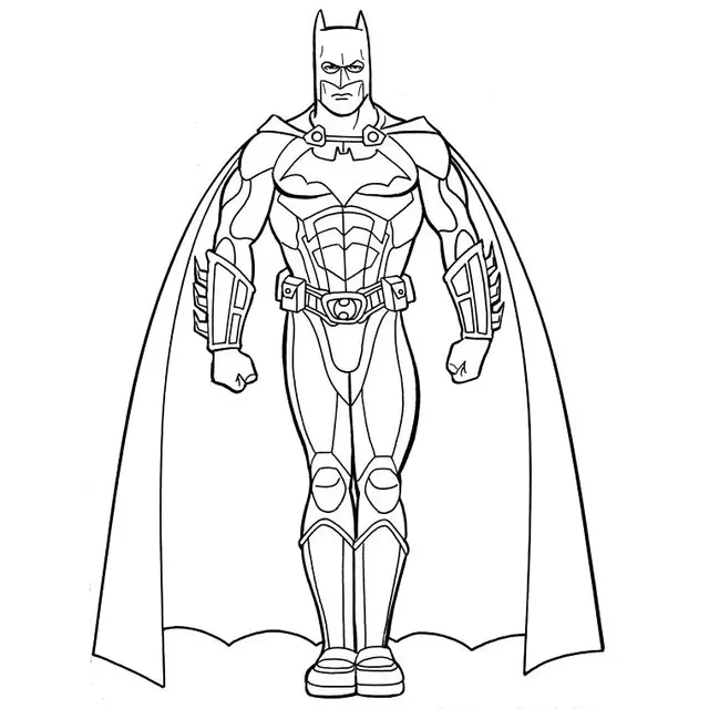 Coloriage Batman - Garçon à imprimer