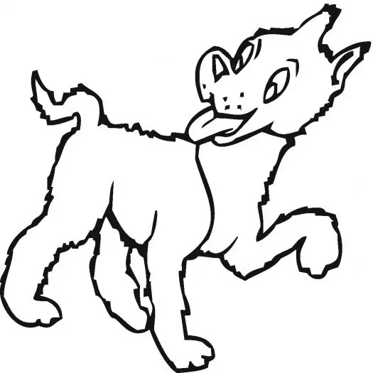 Coloriage Bébé Chiot - Bébé à imprimer