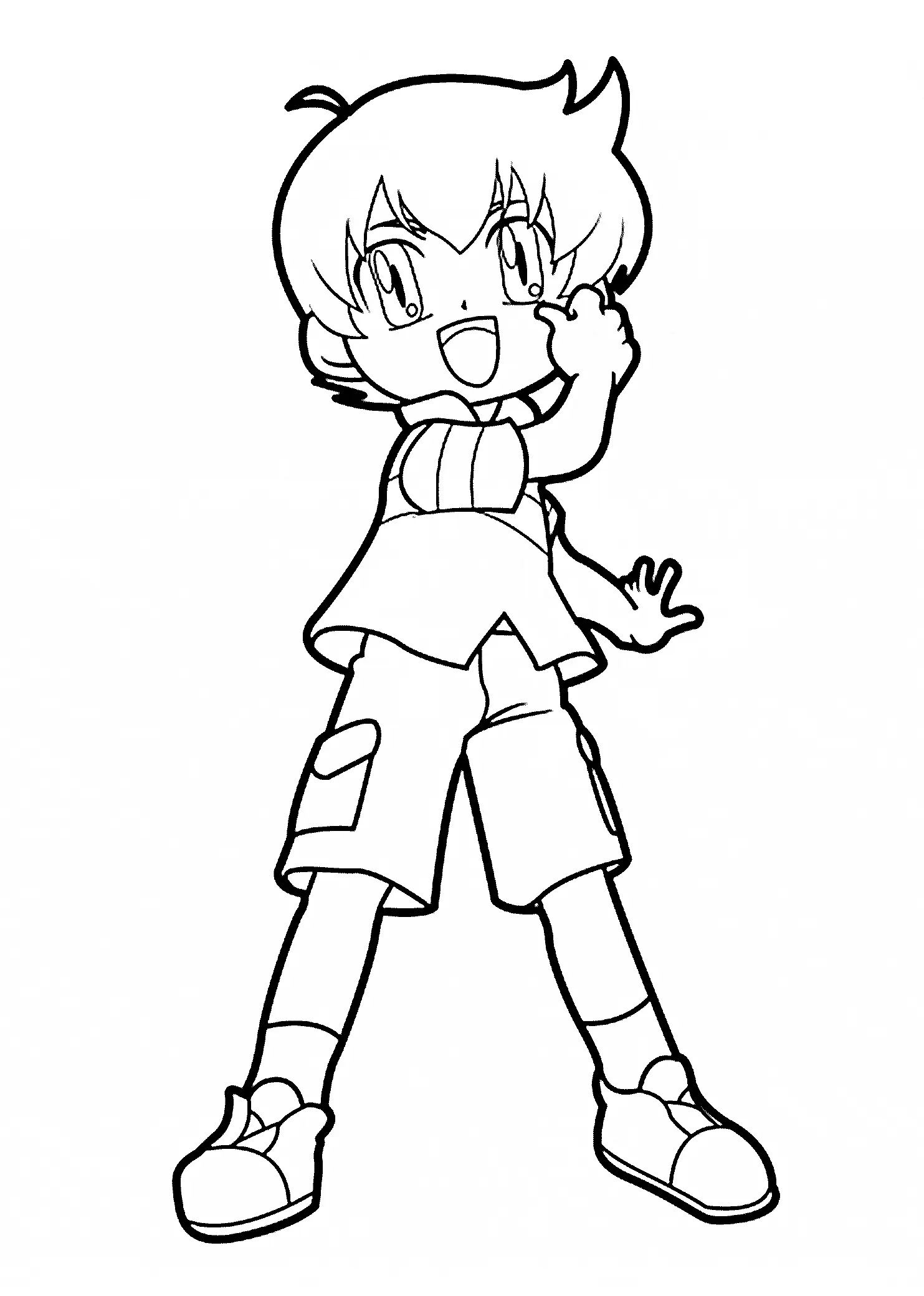 Beyblade X Player 2 coloring page to print