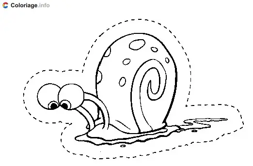 Coloriage Bob l eponge 001 - Bob l'éponge à imprimer