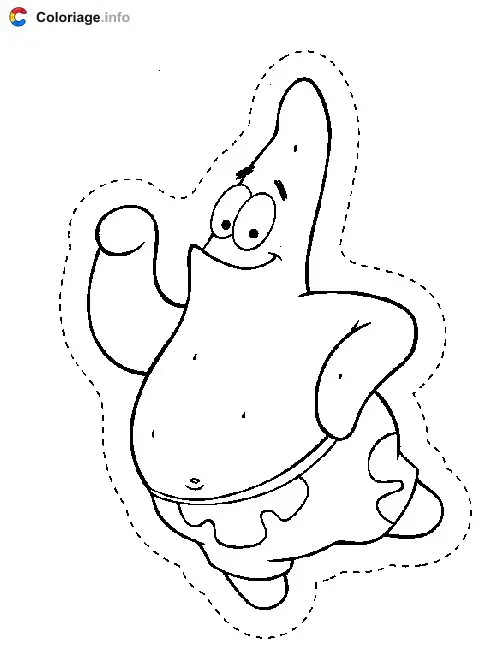 Coloriage Bob l eponge 002 - Bob l'éponge à imprimer