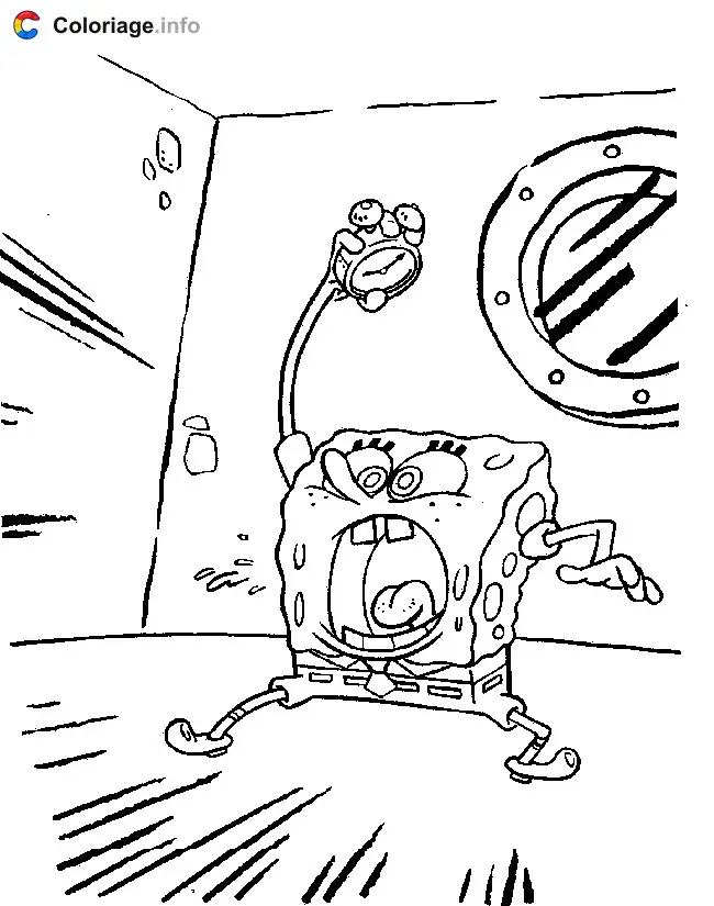 Coloriage Bob l eponge 021 - Bob l'éponge à imprimer