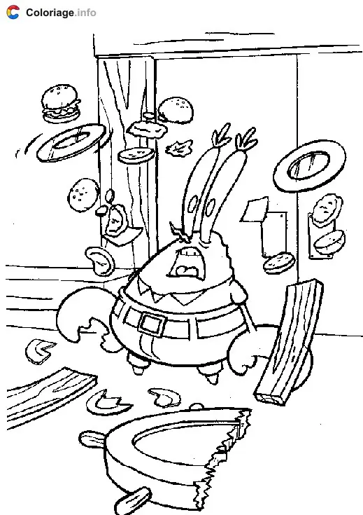 Coloriage Bob l eponge 022 - Bob l'éponge à imprimer