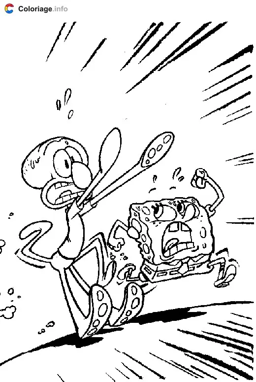 Coloriage Bob l eponge 023 - Bob l'éponge à imprimer