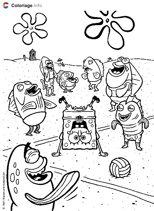 Coloriage Bob l eponge 024 - Bob l'éponge à imprimer