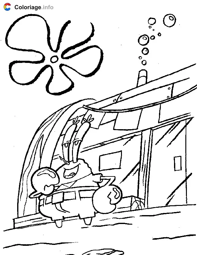 Coloriage Bob l eponge 025 - Bob l'éponge à imprimer
