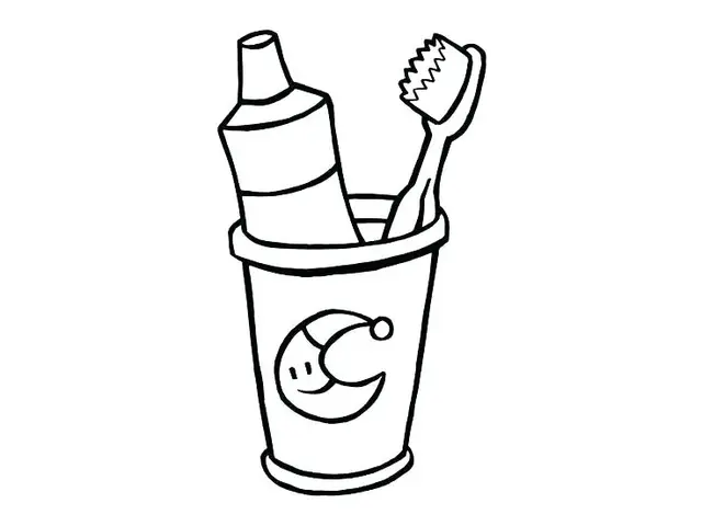 Coloriage Brosse A Dent Et Dentifrice - Dentiste à imprimer