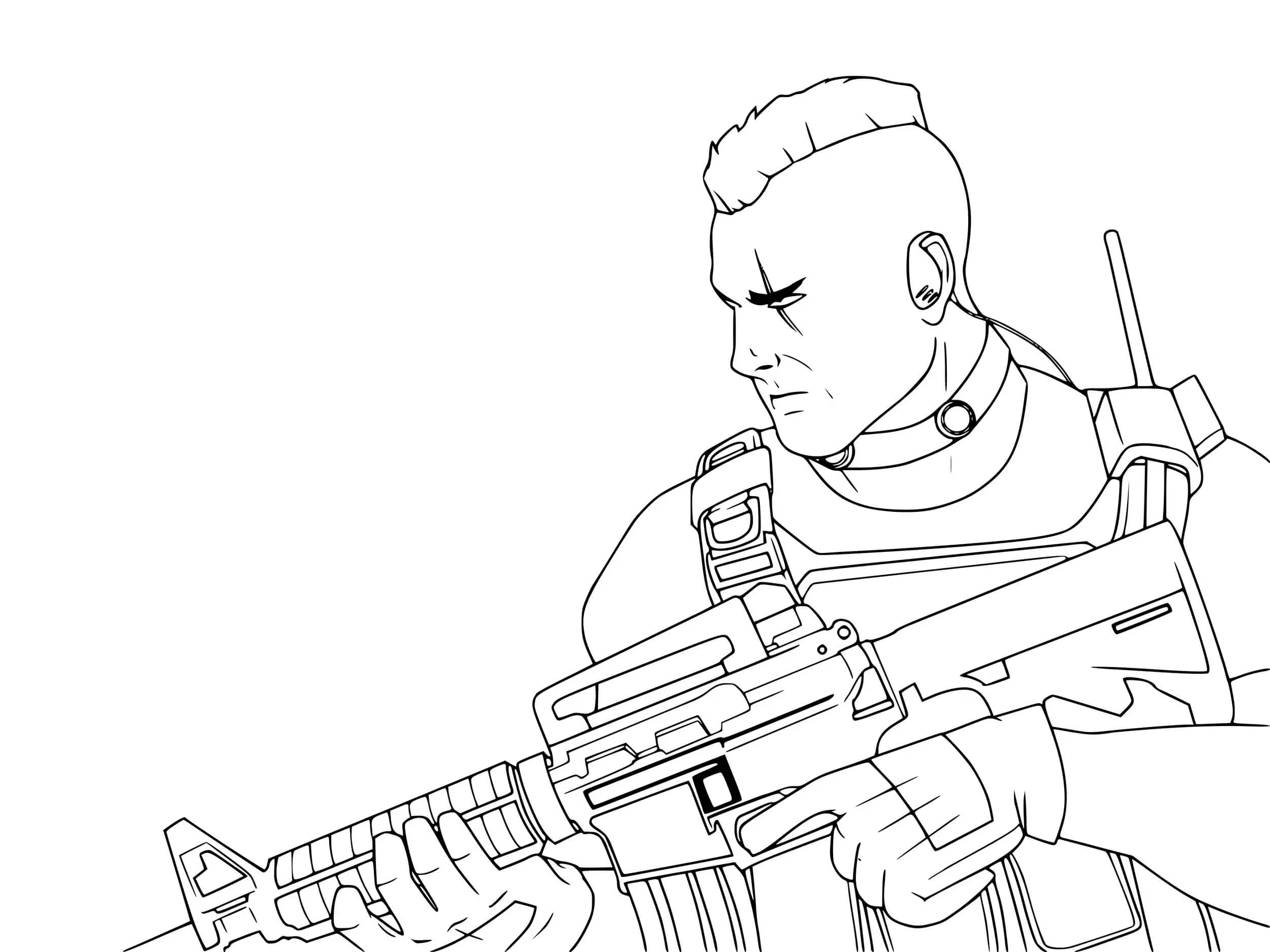 Coloriage Call Of Duty Modern Warfare - Call of duty à imprimer