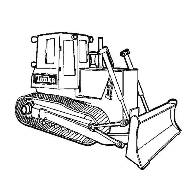 Coloriage Camion De Travaux - Garçon à imprimer