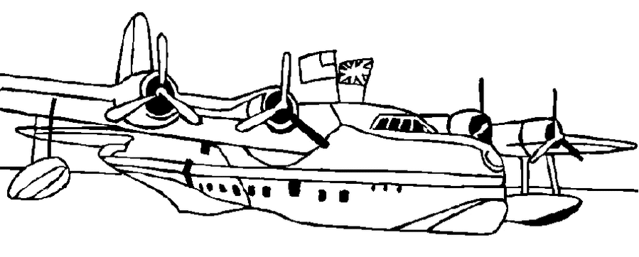 Canadair Water Bomber coloring page to print