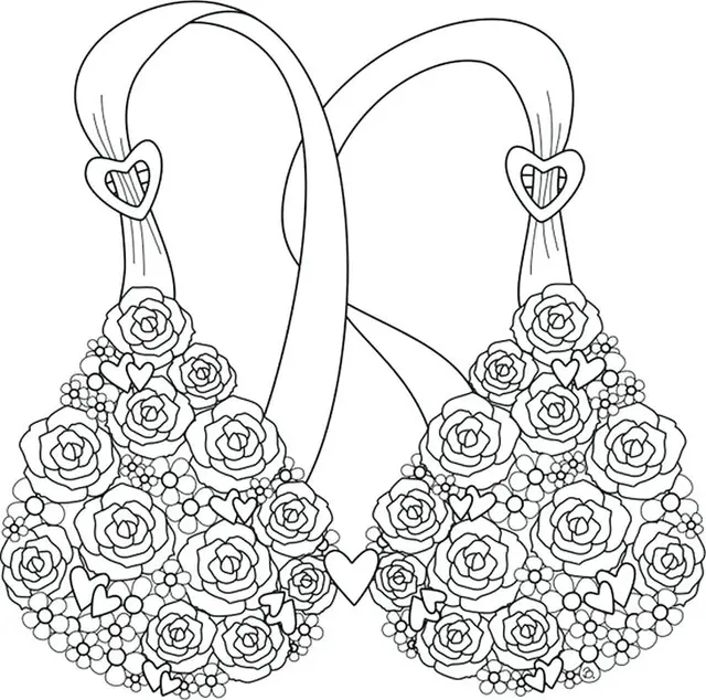 Coloriage Cancer Ruban Soutien Gorge Breast Cancer Ribbon - Cancer du sein à imprimer