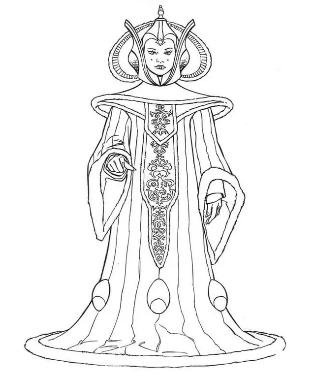 Coloriage Character 9 Star Wars Episode Ii Attack Of The Clones - Star wars à imprimer