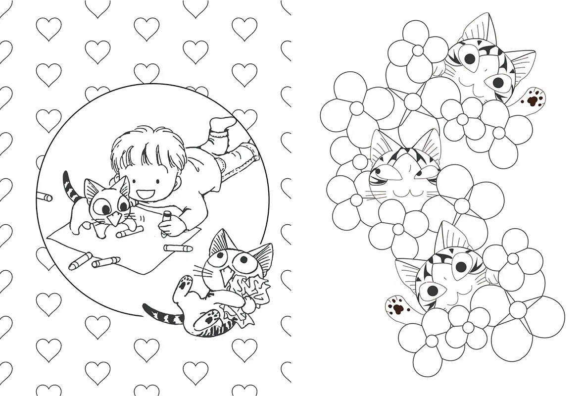 Coloriage Chat Chi Ze Colorie Planche - Chat à imprimer