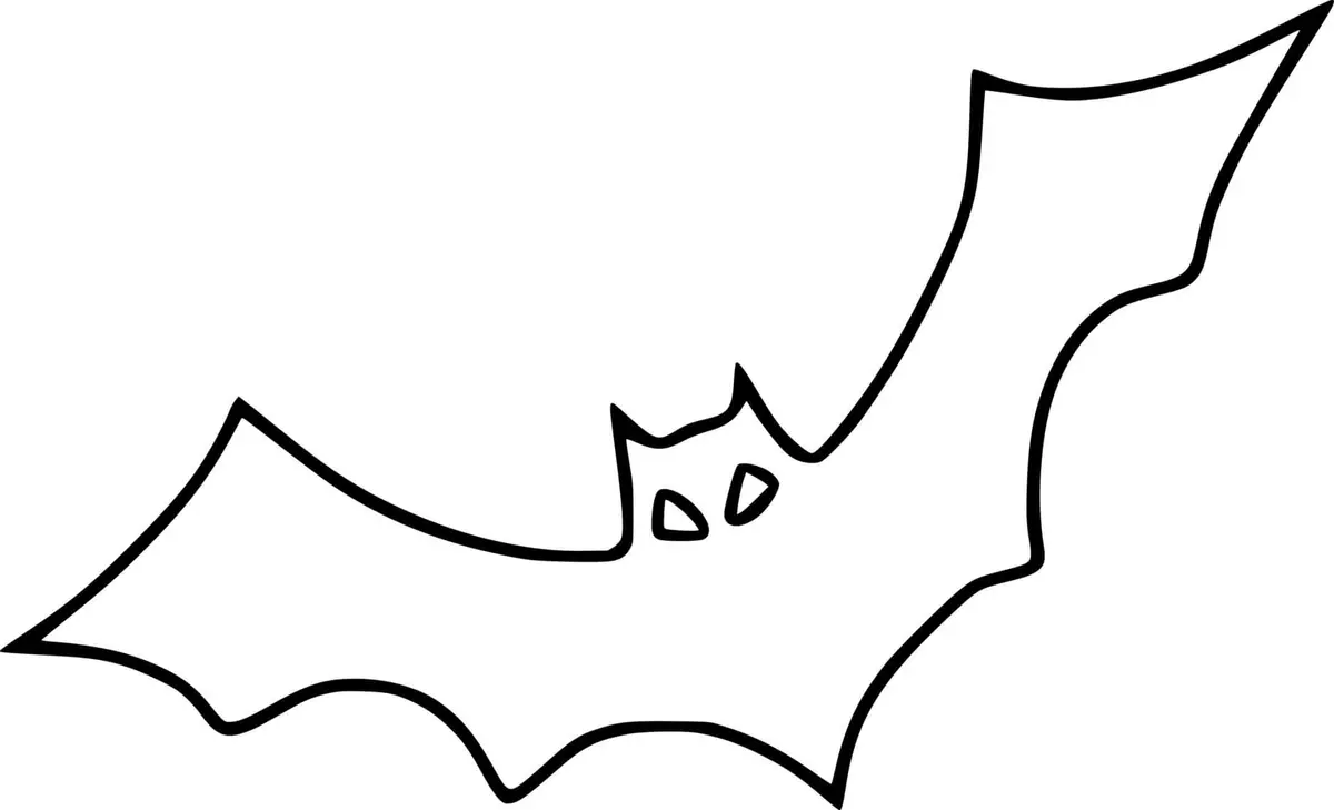 Disegno di Pipistrello di Batman da stampare