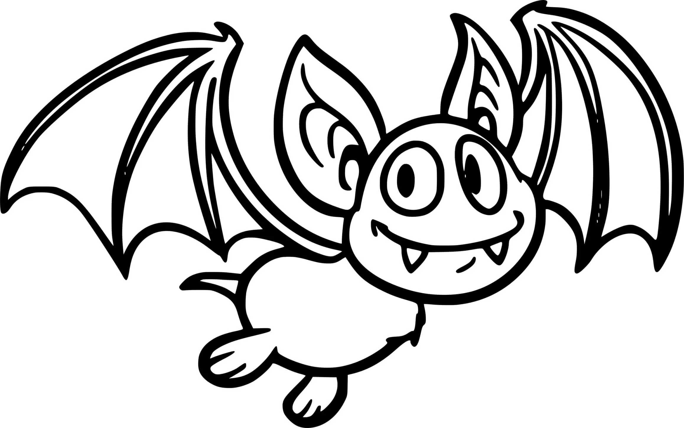Coloriage Chauve Souris Vampire Halloween - Halloween chauve souris à imprimer