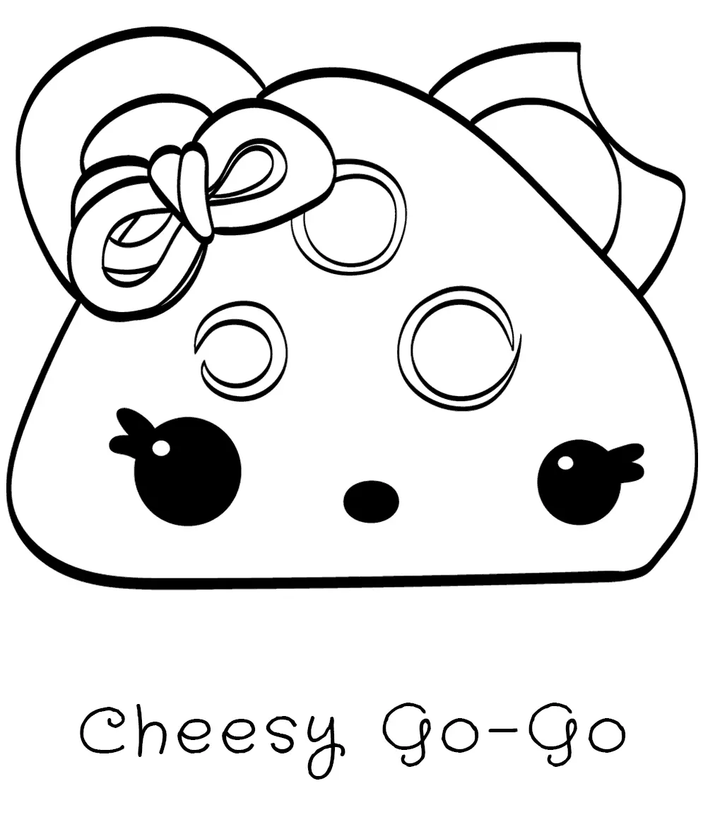 Coloriage Cheesy Go Go - Num noms à imprimer