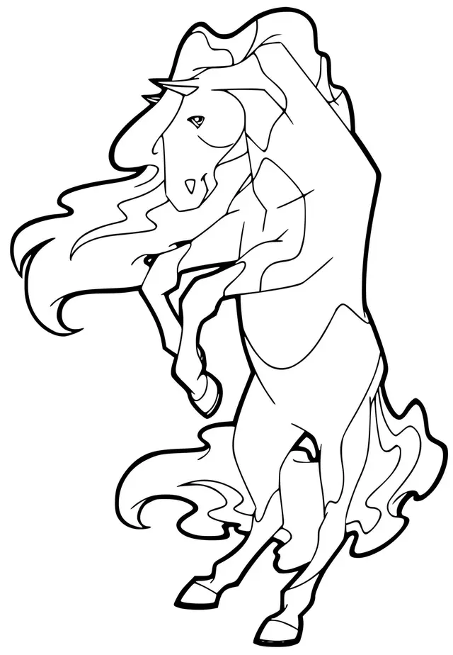 Coloriage Cheval Horseland - Horseland à imprimer