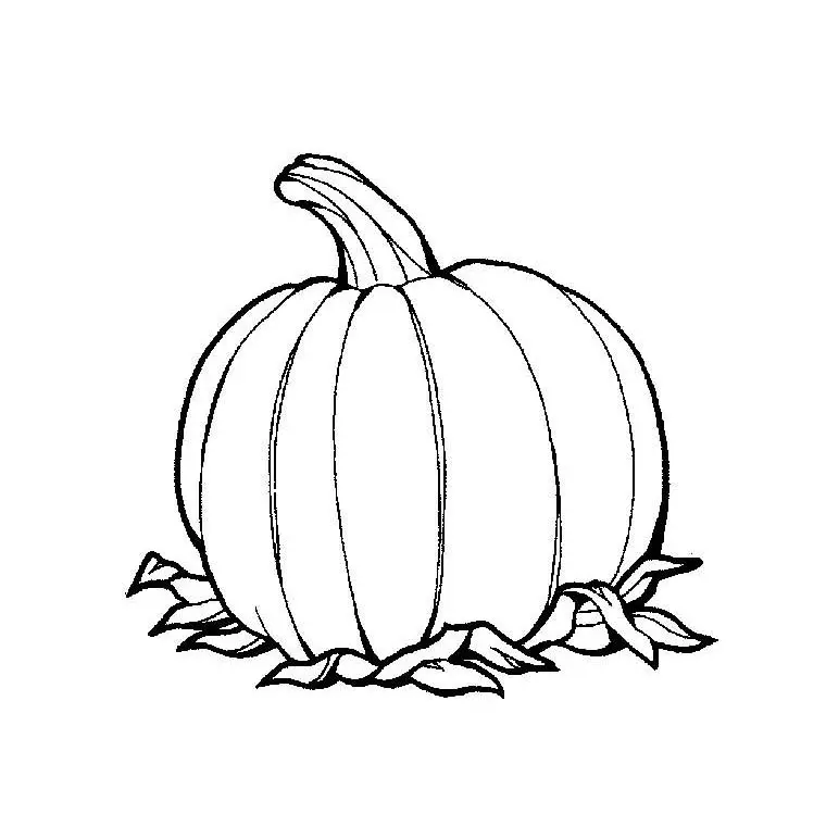 Halloween Pumpkin coloring page to print