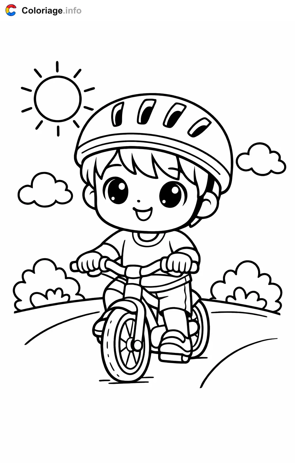 Coloriage Cyclisme