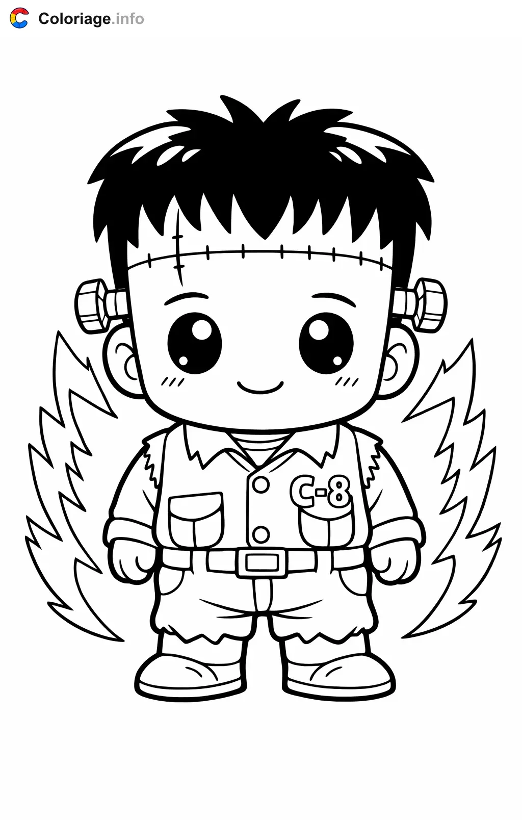 Coloriage C-8 dans Dragon Ball Z - Dragon Ball Z (DBZ) à imprimer