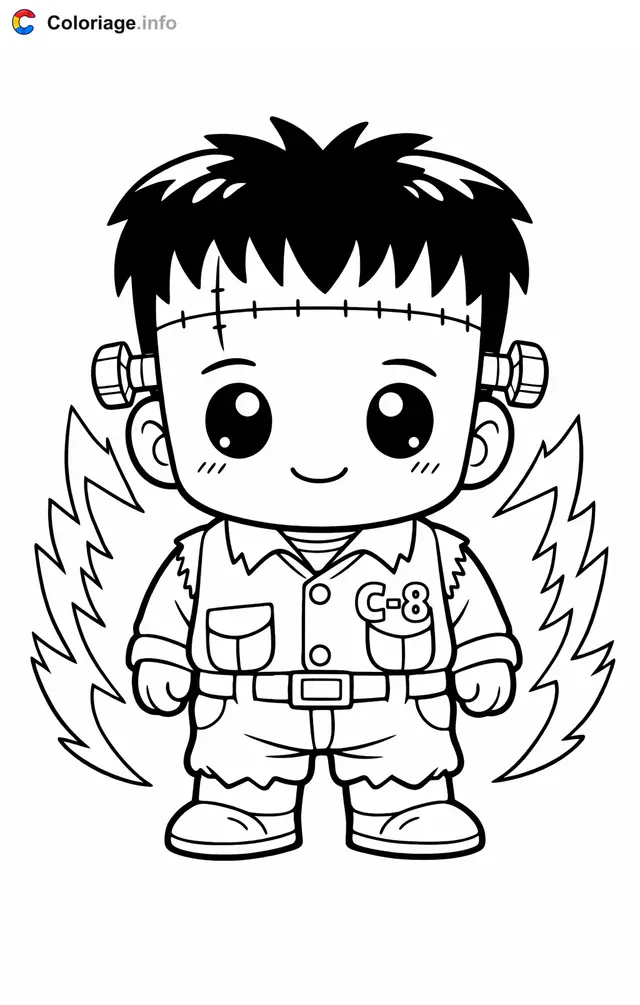 Coloriage C-8 dans Dragon Ball Z - Dragon Ball Z (DBZ) à imprimer