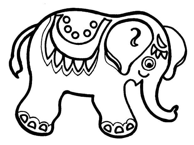 Ausmalbild Elefant Ausmalbilder zum Ausdrucken
